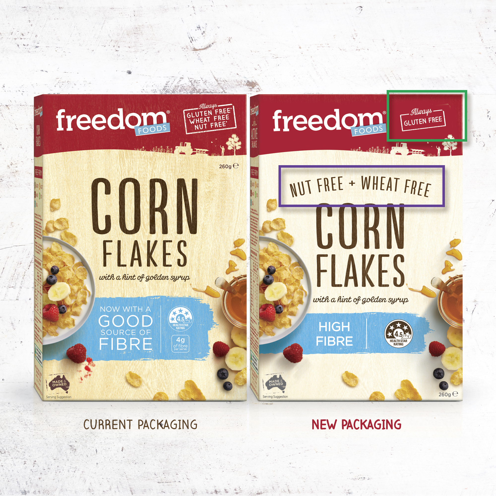 Freedom Foods Packaging